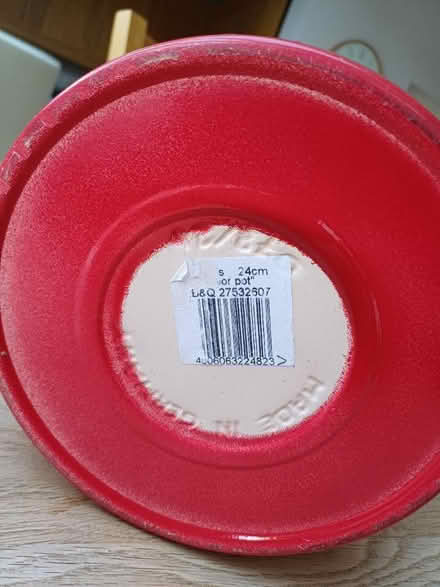 Photo of free HousePlant pot 24cm red (New Malden KT3) #2