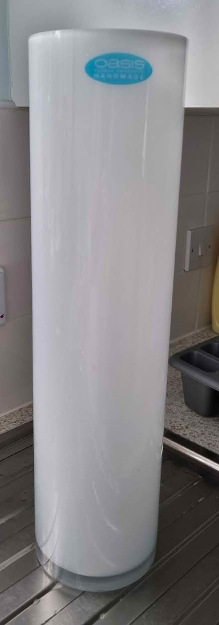 Photo of free Tall glass vase (East Dene S65) #1