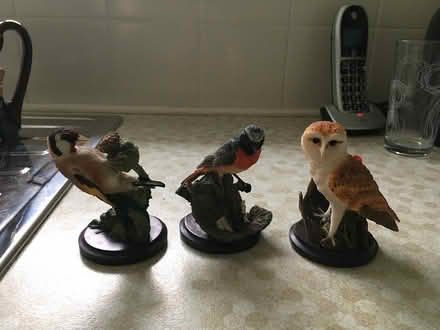 Photo of free 3 small bird figurines (near leigh sinton road) #1