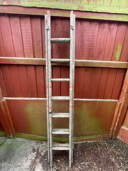 Photo of free Extending wooden ladder (Whittlesey) #1