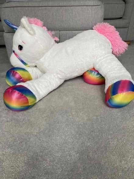 Photo of free Large cuddly unicorn (Hailsham BN27) #1