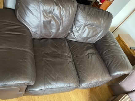 Photo of free 2 seater leather sofa (Stifford Clays, RM16) #1