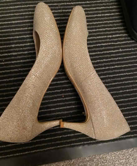 Photo of free Gold Colour Party Shoes size 4 (Elm Park RM12) #1