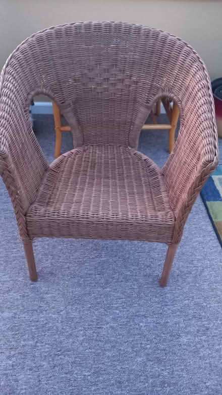 Photo of free Wicker chair (Curbridge OX29) #1