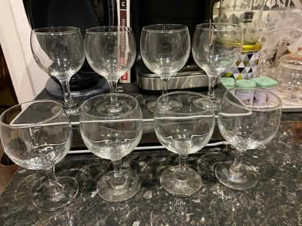 Photo of free 8 small wine glasses (Ashton OL6) #1
