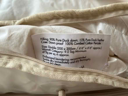 Photo of free 9 tog double duvet (Highbury and Islington) #2