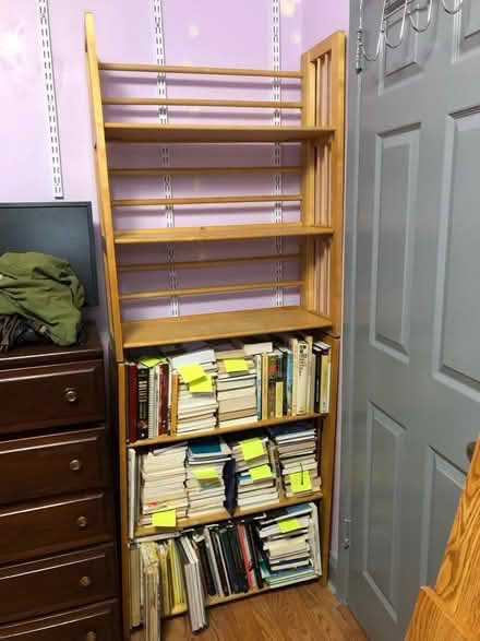 Photo of free Solid wood folding bookshelves (East Flatbush) #1