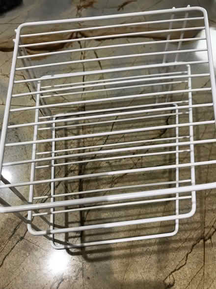Photo of free white wire plate rack + more (Blagdon BS40) #1