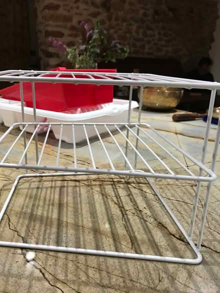 Photo of free white wire plate rack + more (Blagdon BS40) #3