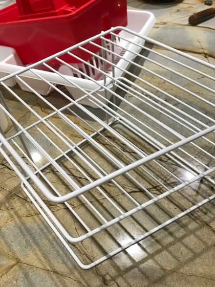 Photo of free white wire plate rack + more (Blagdon BS40) #2