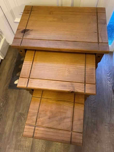 Photo of free Nest of three tables (Crown Wood RG12) #2