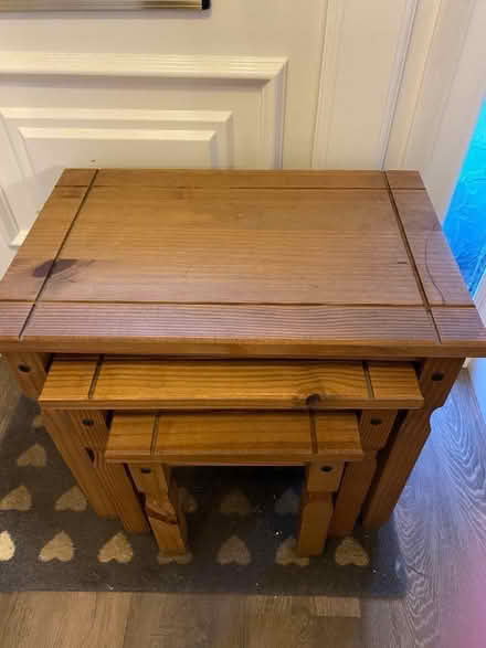 Photo of free Nest of three tables (Crown Wood RG12) #4