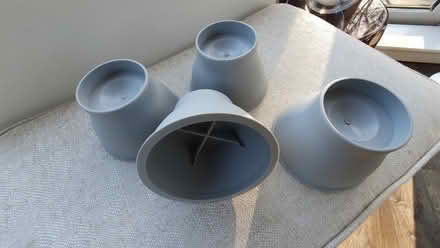 Photo of free Set of 4 "elephant's feet" chair or bed raisers (Mimbridge GU24) #1