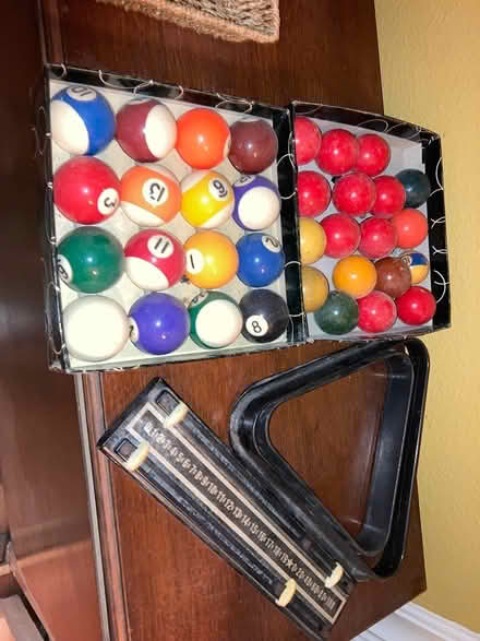 Photo of free Snooker and pool ball sets (Shipley BD18) #1