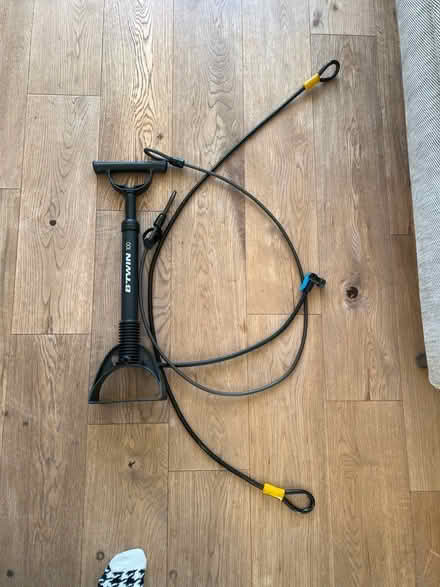 Photo of free Bike pump & lock cables (E3) #1