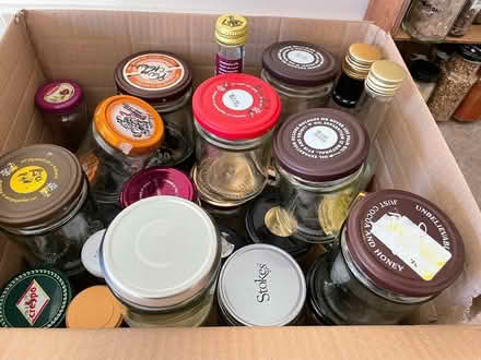 Photo of free Box of jars (Nr Axminster) #1