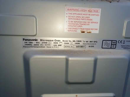 Photo of free Panasonic microwave oven (Rottingdean BN2) #1