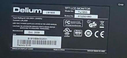 Photo of free Delium PC monitor VGA (Top Amersham HP6) #1