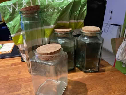 Photo of free Glass storage jars (kenilworth CV8) #1