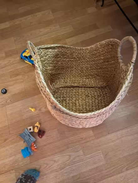 Photo of free West elm extra large basket- ripped (Beacon, NY) #1