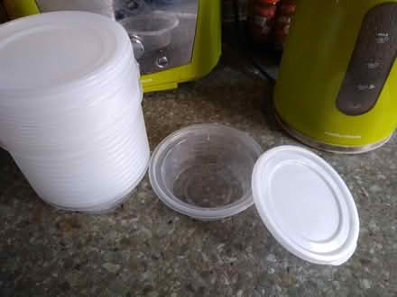Photo of free Small plastic containers with lids (Higham Hill E17) #1