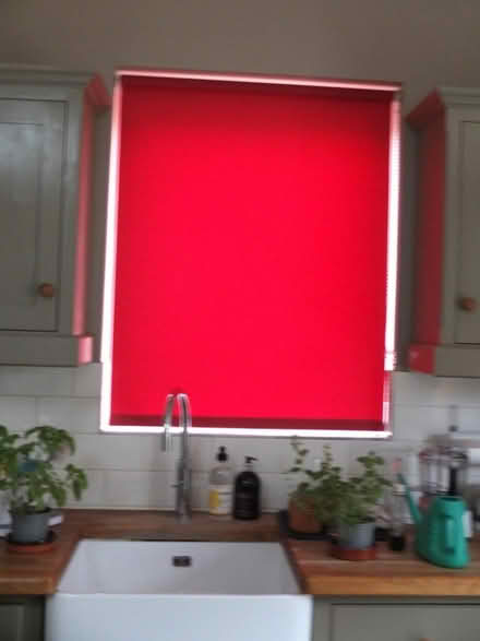 Photo of free Two red roller blinds (Battle TN33) #2