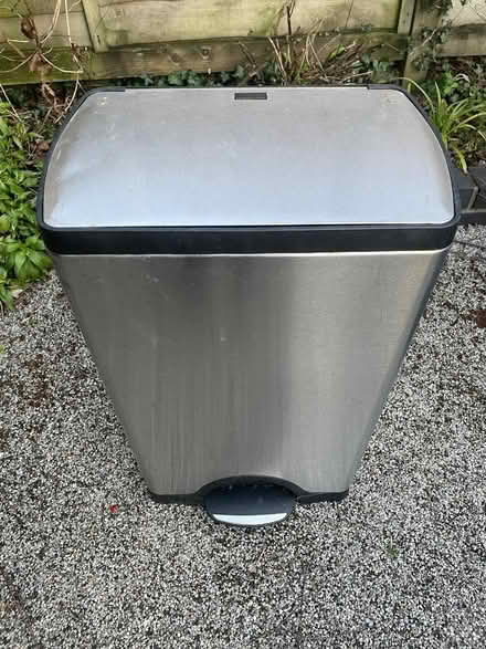 Photo of free Tall silver kitchen bin (North Road) #3