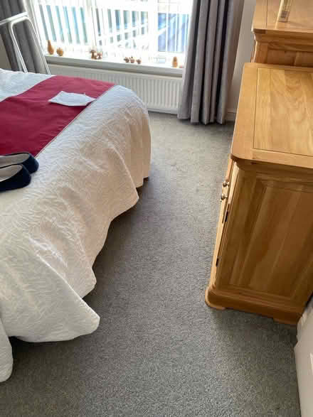 Photo of free Grey bedroom carpet and underlay (Walmley, Sutton Coldfield. B76) #1