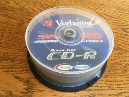Photo of free 20 unused CDs in a plastic CD holder (Tolworth KT6) #1