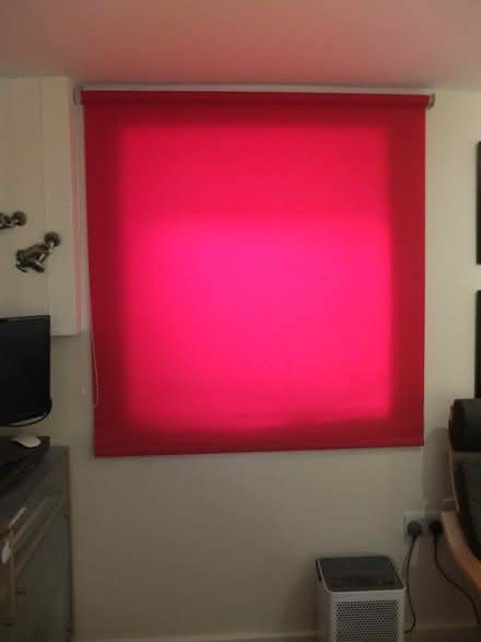 Photo of free Two red roller blinds (Battle TN33) #1