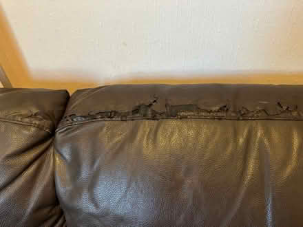 Photo of free 2 seater sofa, worn but comfortable (Bushey Village WD23) #3
