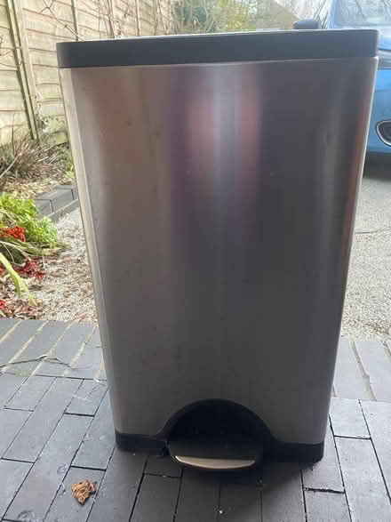 Photo of free Tall silver kitchen bin (North Road) #1