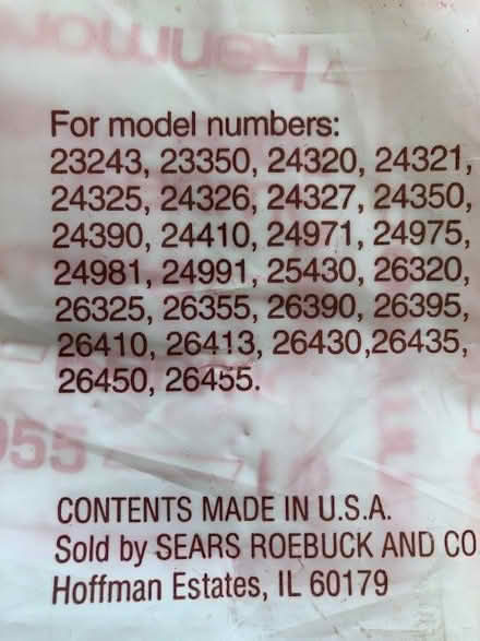 Photo of free Vacuum cleaner bags (Loudonville, off Alb-Shaker Rd) #2