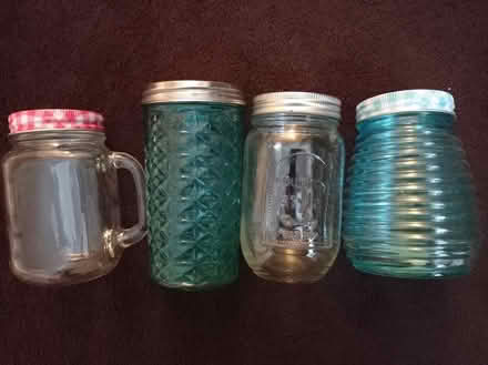 Photo of free Glass drink jars (Batley) #2
