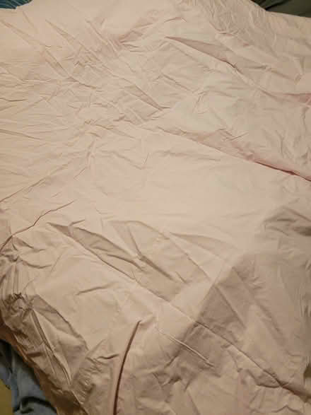 Photo of free Pink Full Size Duvet Cover (McKnight Rd and Manchester Rd) #1