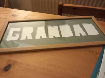 Photo of free GRANDAD picture frame (centre Banbury OX16) #1