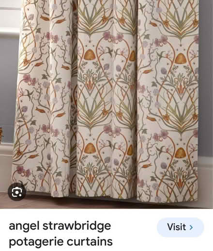 Photo of Linen colour potagerie curtains (Atherstone CV9) #1