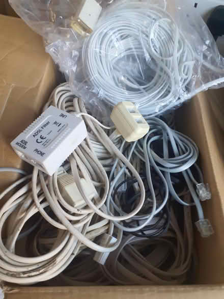 Photo of free Phone/modem connectors and cables (Whyke, Chichester) #1