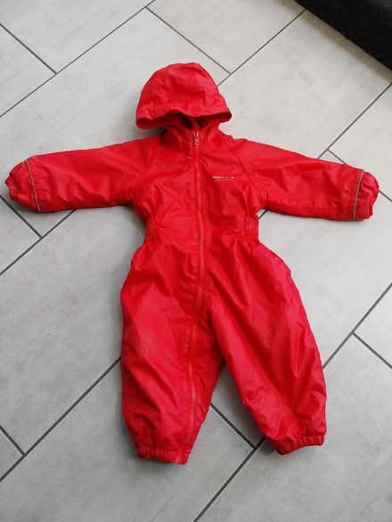 Photo of free 12-18month puddlesuit fleece lined (CT11) #1