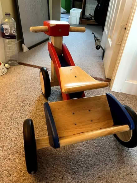 Photo of free Wooden children's trike - a little nibbled! (Torbrex FK7) #2