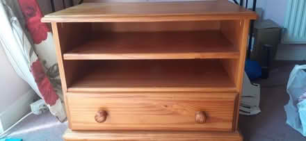 Photo of free TV stand - pine effect (Southminster CM0) #1