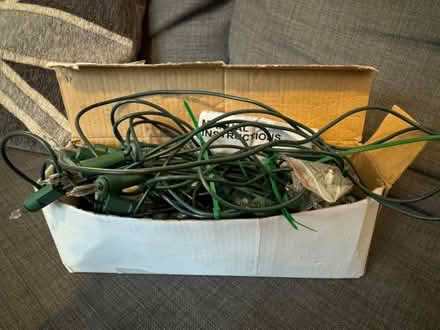 Photo of free Christmas Tree Lights (Broken) (Fairfield LA1) #2