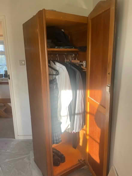 Photo of free Solid wood single wardrobe (Doddington ME9) #2