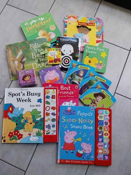 Photo of free Well loved baby/toddler book bundle (CT11) #1