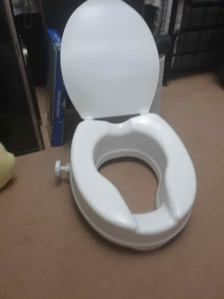 Photo of free Toilet seat booster in white (Thurlton NR14) #1