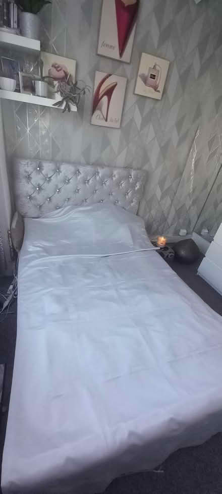 Photo of free Double bed frame (Coulsdon) #2