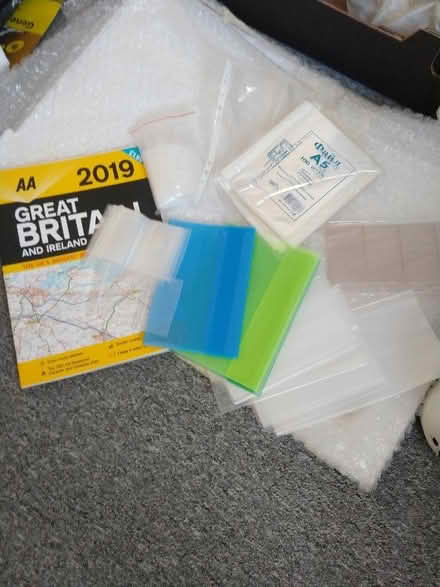Photo of free GB road map, plastic paper covers (Cambridge, off Newmarket rd) #1