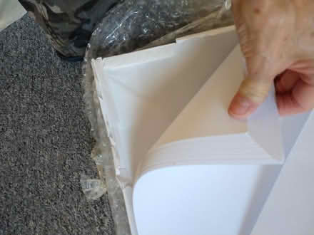 Photo of free A2? Sheets of card box of shells (Cambridge, off Newmarket rd) #2