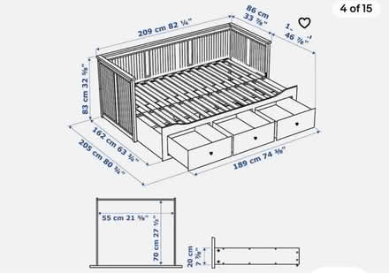 Photo of free IKEA Hemnes Day-bed white (Greenwich) #2