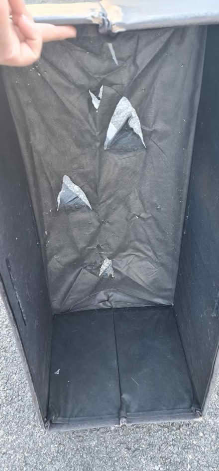 Photo of free Leather ottoman (Stonebridge BA11) #3